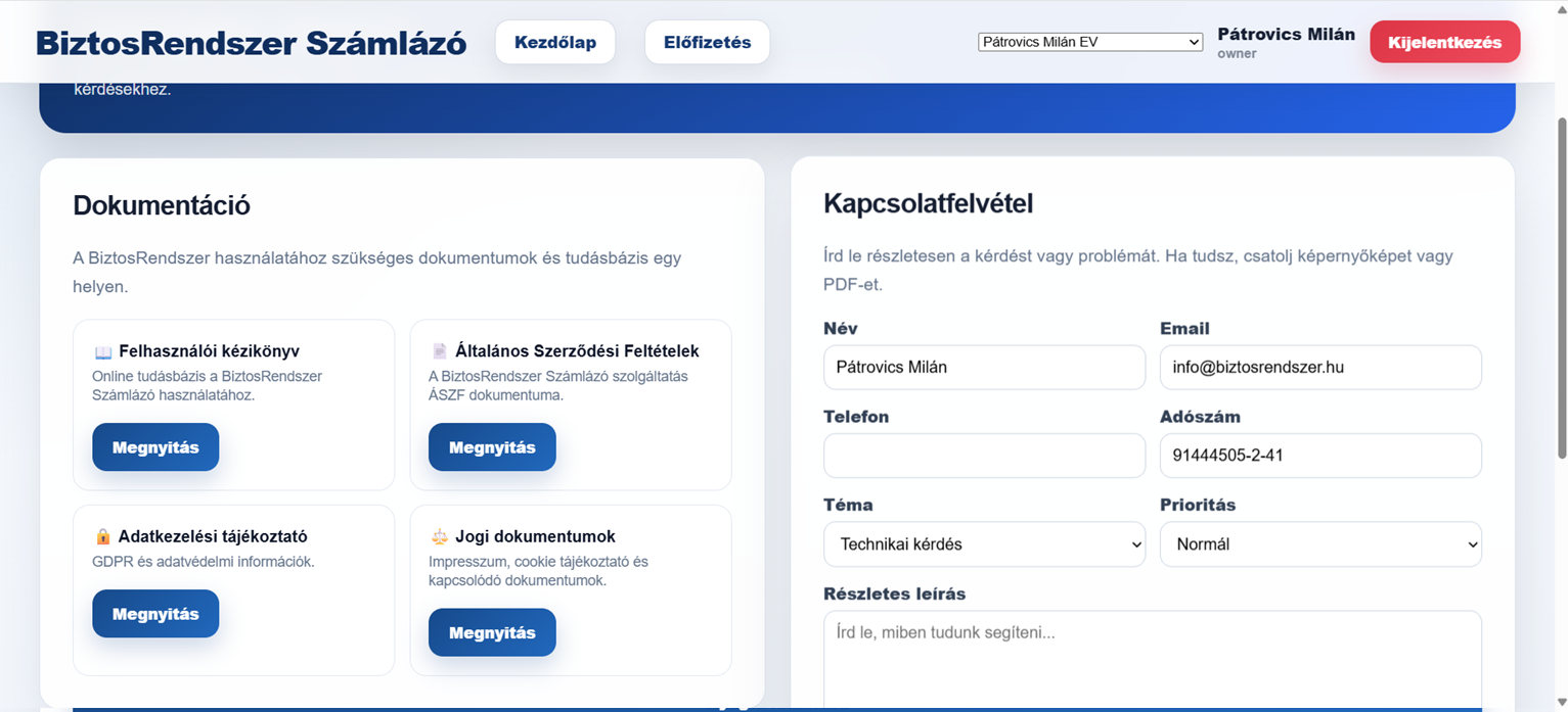 BiztosRendszer alkalmazás képernyőkép 5